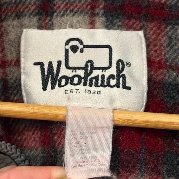 Vintage Woolrich Chore Jacket Mens Size Large Blanket Lined Hooded Barn Coat USA - Picture 4 of 11